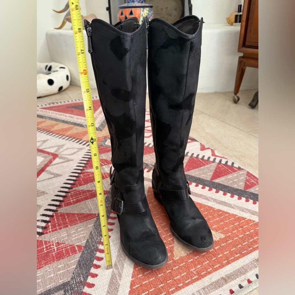 Donald J. Pliner Tall Black Heeled Boots